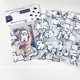 thumbnail image 3 of Steve 50pcs Lindo Oso Blanco Negro Bolsa De Almacenamiento Photocard Tapa De Tarjeta Dura Memo Split Paquete Transparente Embalaje Bolsillo Plano, 3 of 4