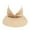 Beige, variant on Summer Hat women's Sun Visor Sun Hat - Elastic Hollow Top Hat Big Pun Hat