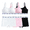 Mixed color 3PCS-D, variant on Girls Soft Comfortable Training Bra Set Smooth Seamless Bralette With Hipster Panties Set