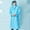 Blue, variant on Sentmoon Rain Jackets with Hood Long Sleeve Raincoat Solid Color Breathable Waterproof Button up Ponchos Adult for Hiking, Trekking & Daily Wear XL