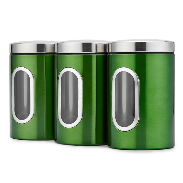 Juego de 3 recipientes para almacenar alimentos, juego de almacenamiento de alimentos con tapas, color grano
