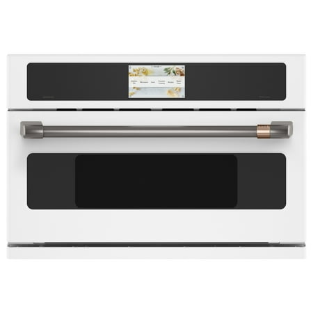 Café - 30" Built-In Single Electric Convection Wall Oven with 240V Advantium Technology - Matte white