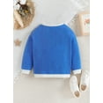 thumbnail image 3 of GXFC Kids Girls Sweaters 6M 1T 2T 3T 4T Girls Toddler Long Sleeve Contrast Color Knit Pullovers Tops Casual Fall Knitwear Clothes for Children Girls, 3 of 9