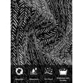 thumbnail image 7 of Black White Striped Cloth Napkins Set of 4 Reusable Dinner Napkins, Abstract Modern Art Irregular Stripe Cocktail Napkin Washable Table Napkins for Wedding/Holiday Party/Baby Shower 20"x20", 7 of 7