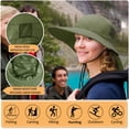 thumbnail image 6 of Tirrina Women's Outdoor Sun Protection Fishing Cap with Neck Flap Wide Brim Mesh Hat for Travel Camping Hiking Hunting, 6 of 6