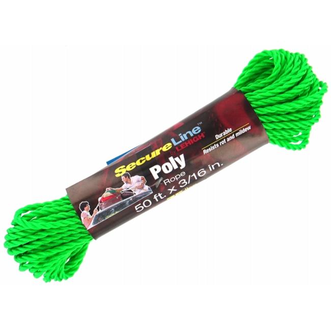 ROPE POLY 3/16"X50'