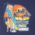 thumbnail image 5 of Wild Bobby Betty Boop Endless Summer Beach the Dog Betty Boop Tri-Blend Racerback Tank Top, Vintage Navy, Medium, 5 of 5
