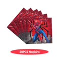 thumbnail image 1 of Decoración de cumpleaños de Spiderman, mantel, vasos de papel, platos, telón de fondo, vajilla, Pancarta, globos, suministros para fiestas de bebés y niños, 1 of 3