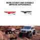 thumbnail image 2 of Vogacara RCGOFFLOW-perno de bola para coche teledirigido, pieza de coche de control remoto fuerte para 1/6 Axial SCX6 Crawler RC, pieza de Kits de construcción modelo Rojo, 2 of 6