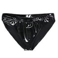 thumbnail image 1 of Gibobby conjunto de bragas Espejo Cadera Envuelto Lencería Alta Atractivo Cintura Sexy Mujer Ropa interior pequeña Íntimos brillantes(Negro, XL), 1 of 3