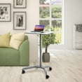 thumbnail image 3 of Seville Classics airLIFT XL 28" Pneumatic Height Adjustable Sit-Stand Mobile Laptop Computer Desk Cart (27.1" to 41.9" H), White, 3 of 12