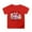 Red, variant on Girls Shirts Kids Summer Tops Easter Round Neck Petal Sleeve Casual Solid Color Tshirts Girls' Tops, Tees Red 10 Years-11 Years