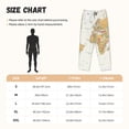 thumbnail image 4 of Picia World Map 1 Womens Soft Woven Cotton Elastic Waistband Sleep Pajama Pant Lounge Sleep Pant With Pockets And Drawstring-XX-Large, 4 of 9
