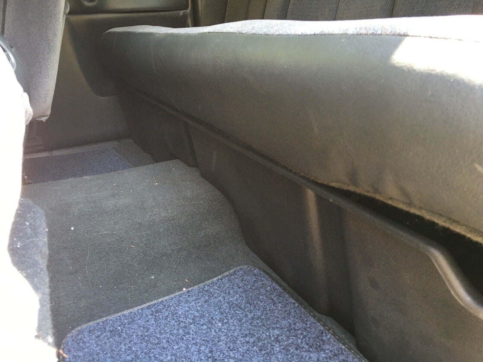 Kojem Under Seat Storage Box Fits 1999-2006 Chevy/GMC Silverado/Sierra Extended Cab & 2007 Classic Models Underseat Container System Black