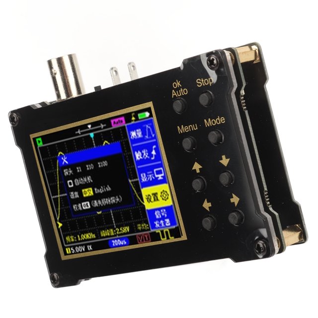 "Compact 18MHz Digital Oscilloscope with 40MSa/s Sampling & PWM Generator | ABS Housing | ±400V Protection"
(Character count: 108)
Alternative option:
"Portable 2.4" LCD Oscilloscope - 40MS/s