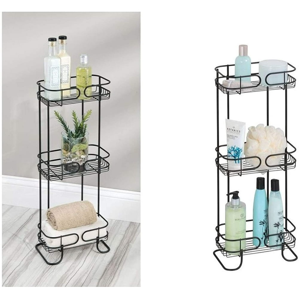 InterDesign Neo Bathroom Shelf Caddy, Three Shelves, Bath