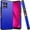 Classic Blue, variant on For REVVL 7 PRO 5G Case Dual layers Rugged Cover with Tempered Glass Included