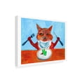 thumbnail image 3 of Trademark Fine Art Sharyn Bursic Vegan Cat Canvas Wall Art, 3 of 4
