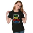 thumbnail image 3 of See Able Not Label Autism Awareness Womens Slim Fit Graphic Tee Brisco Brands S, 3 of 5