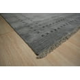 thumbnail image 4 of Tapis Gris Élégant Fait à la Main Transitionnel Uni Lori Baft, 4 of 8