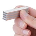 thumbnail image 3 of Imán fuerte, paquete de 4 imanes de neodimio de 60 x 10 x 3 mm, tiras magnéticas, barras magnéticas, imanes permanentes de tierras raras con adhesivo de doble cara, barra magnética para manualidades,, 3 of 5