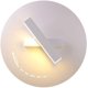 thumbnail image 1 of Lámpara de pared LED de 12 W, diseño creativo blanco, iluminación interior, lámpara de pared con rotación de casi 360 grados para dormitorio, sala de estar, oficina, pasillo (blanco) Adepaton GX-064, 1 of 4