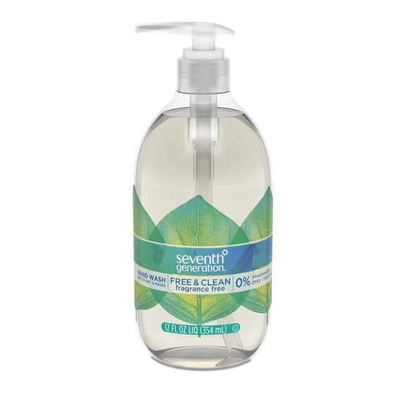 Seventh Generation Free & Clear Hand Wash Soap Fragrance Free 12 oz