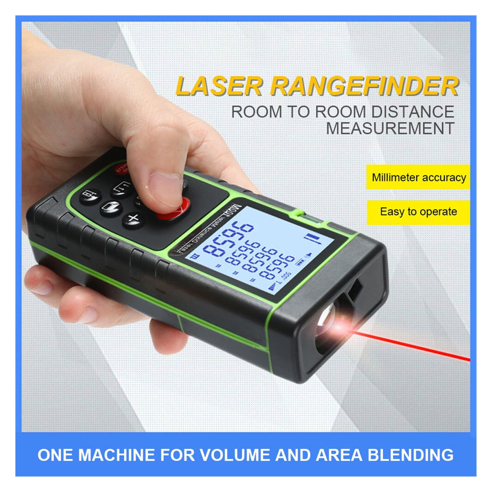 40m Digital Distance Meter Electronic Angle Sensor Rangefinder Promotions Tape Measure Instruments Tools