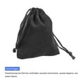 thumbnail image 4 of Velvet Drawstring Bags 2.76x3.54 Inch Gift Bags Jewelry Pouches Black 25Pcs, 4 of 6