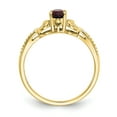 thumbnail image 2 of Primal Gold 10 Karat Yellow Gold Garnet and Diamond Ring, 2 of 7