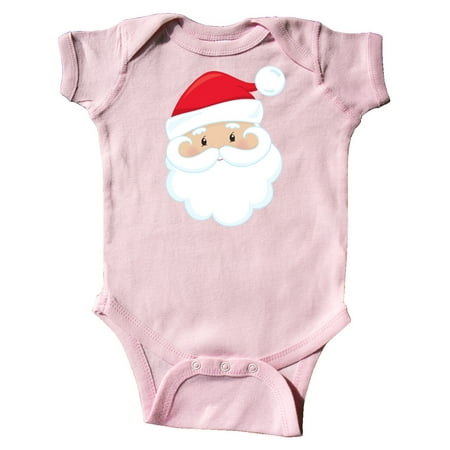 

Inktastic Santa Claus Smiling Santa Red Hat White Beard Gift Baby Boy or Baby Girl Bodysuit