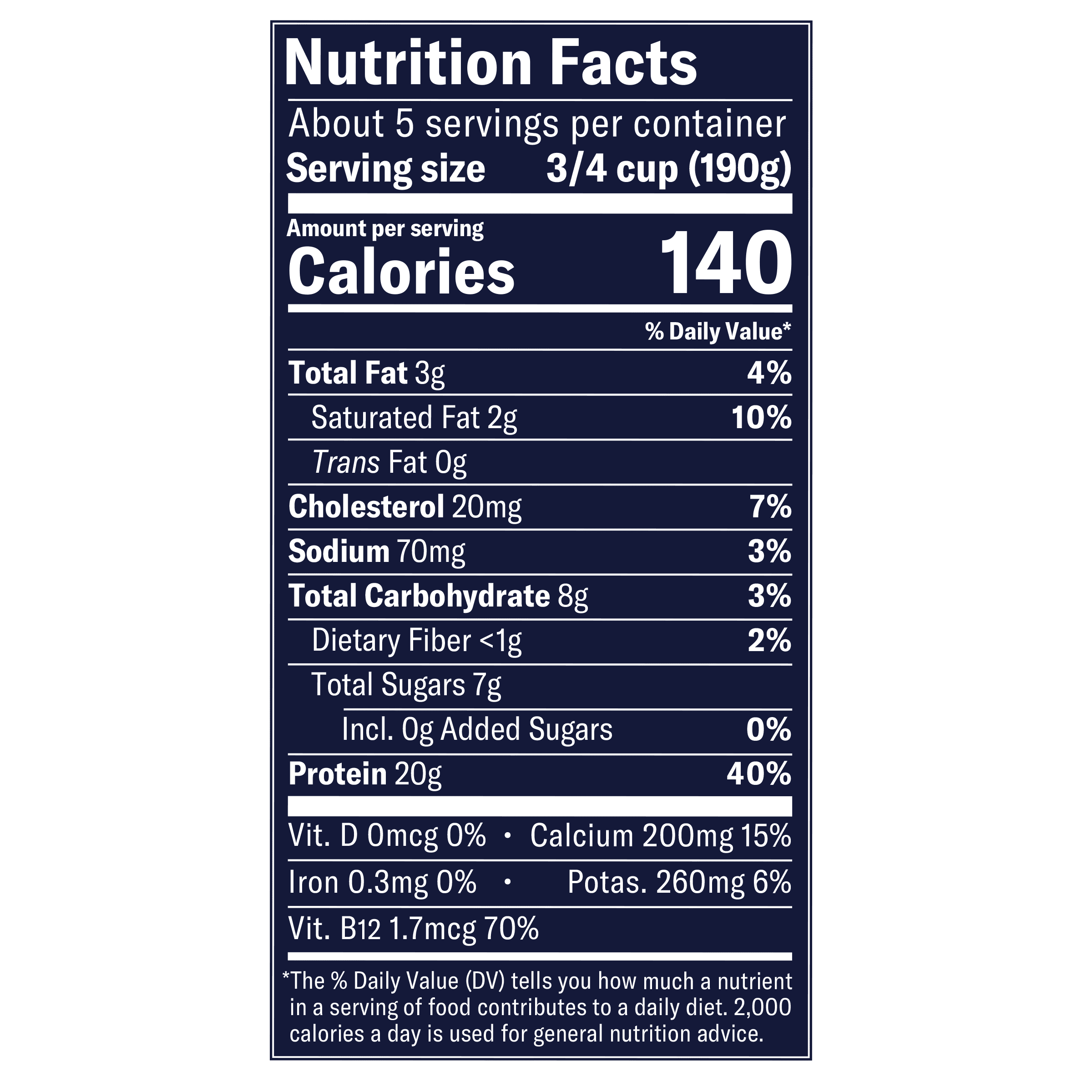Chobani 20G Protein Low-Fat Greek Yogurt Plain 32 oz Tub