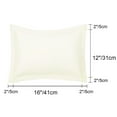 thumbnail image 6 of Unique Bargains Pillowcases Soft Microfiber Pillow Shams Set of 2 Jumbo Beige, 6 of 8