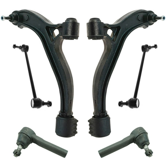 TRQ Front Control Arm Ball Joint Sway Link Tie Rod Suspension Kit for Caravan TC PSA65141