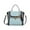 Baby Blue, variant on MKF Collection Flora Vegan Leather Women's Satchel Bag, Designer Top-Handle Purse Handbag by Mia K - Navy