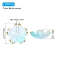 thumbnail image 2 of Uxcell 100 Pcs Gold-Plated Acrylic Cherry Blossom Flower Beads, Multicolored, 2 of 7