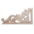 thumbnail image 4 of 8Pcs Left+Right(Each 4Pcs) Vintage Wooden Carved Corner Onlay Furniture Wall Decor Unpainted Frame Applique, 4 of 8