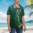 thumbnail image 5 of Daiia Jelly Fish Hawaiian Shirt for Men Gentle Cotton Regular Short Sleeve Casual-XX-Large, 5 of 9