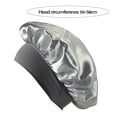 thumbnail image 6 of Nightcap with Elastic Wide Band Extra Large Sleeping Satin Bonnet Smooth High Density Women Braids Curly Night Hat Sleeping Cap for Home Salon, 6 of 8