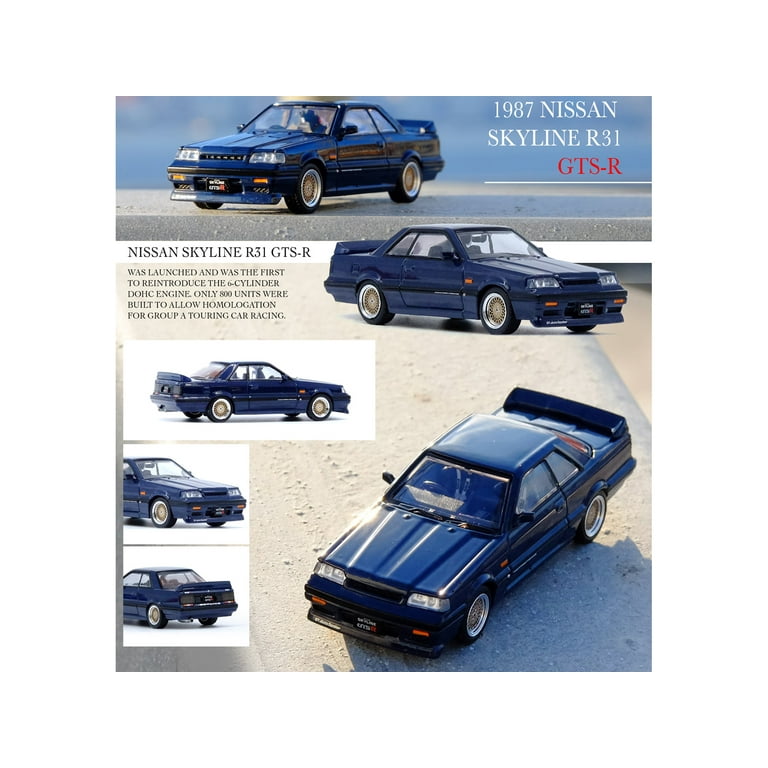 Nissan Skyline GTS-R (R31 1987) 1:64 scale Diecast Model Car in