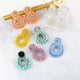 thumbnail image 4 of Pendientes colgantes shaofei de cuentas azules 9 colores gris modelo 4217, 4 of 5