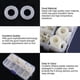 thumbnail image 3 of Plastic Washers Nylon Spacer M2 M2.5 M3 M4 M5 M6 M8 M10 Washer For Mechanics 500 Pcs, 3 of 5