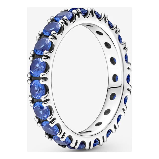 Anillo brillante para mujer, sortija con corazones brillantes,sortija de Triple fila, Pavé atemporal, círculo transparente, redondo,joyería fina de circonia cúbica transparente, regalo