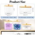thumbnail image 2 of 3 Pack Clear Laundry Pods Container & Dryer Sheet Holder, Plastic Square Laundry Room Organization and Storage Jars with Lids, Scoops & Labels for Detergent, 2 of 6