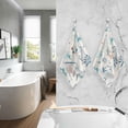 thumbnail image 6 of Dreamtimes Retro Summer Element Patterned Hand Towels 2 PCS, Cotton Bath Towel for Drying Face Hands Body Decorative Water Absorbent Lightweight Towels for Bathroom Ktichen Travel Gym,16"x28", 6 of 7