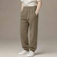 thumbnail image 6 of Teen Girls Joggers Soft French Terry Elastic Waist Cuffed Ankle Sweatpants for School Sports Daily Wear, 3-14Y, 6 of 8