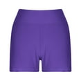 thumbnail image 3 of biudgviw Swim Shorts for Women High Waisted Beach Summing Shorts with Pockets Stretch Athletic Boardshorts Bathing Bottoms, 3 of 4