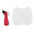 thumbnail image 5 of Unique Bargains 1 Set Braces Box Denture Bath Case Cup with Denture Cleaner Brush Red, 5 of 5