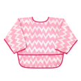 thumbnail image 1 of Los baberos eructan al bebé que alimentación con impermeable de saliva de Pink Hugo Baberos impermeables para niños pequeños, 1 of 6