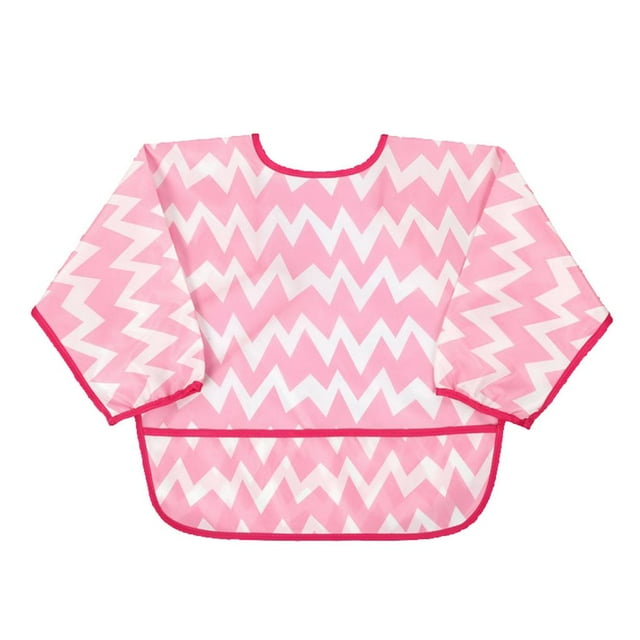 Los baberos eructan al bebé que alimentación con impermeable de saliva de Pink Hugo Baberos impermeables para niños pequeños